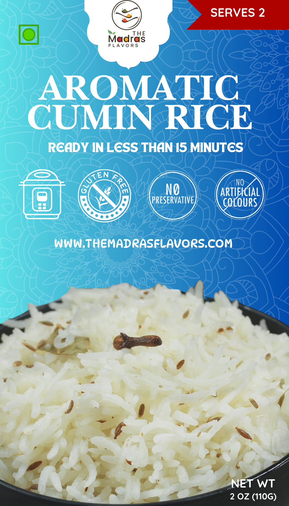 Aromatic cumin rice