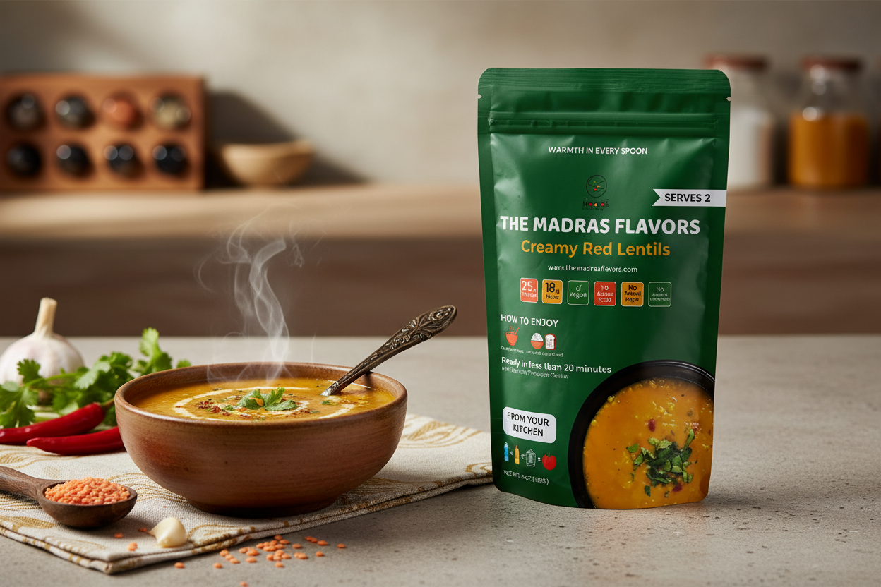 Creamy Red Lentils Enhanced Hero Banner